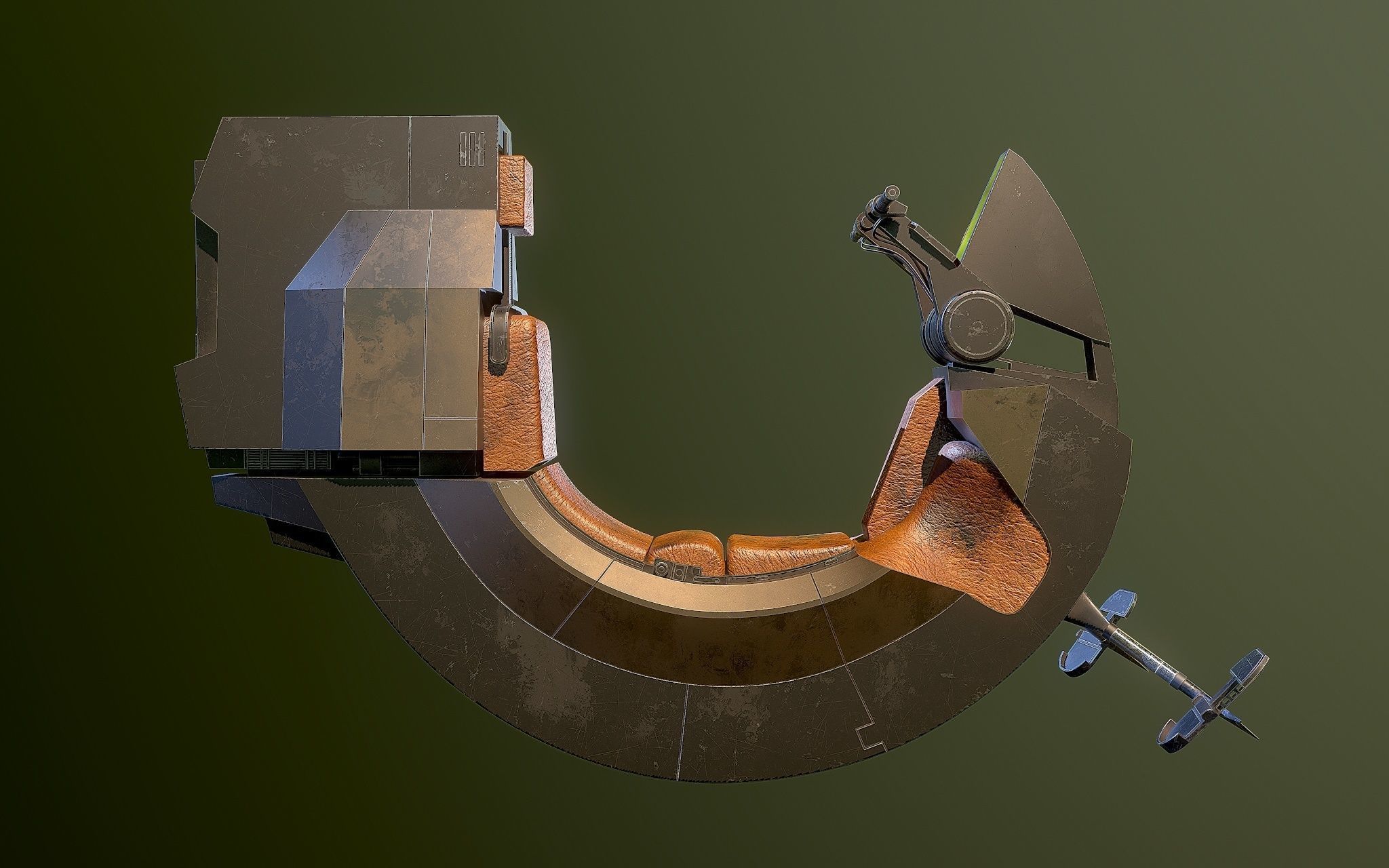 Bloodfin speeder Star Wars 3D model_4