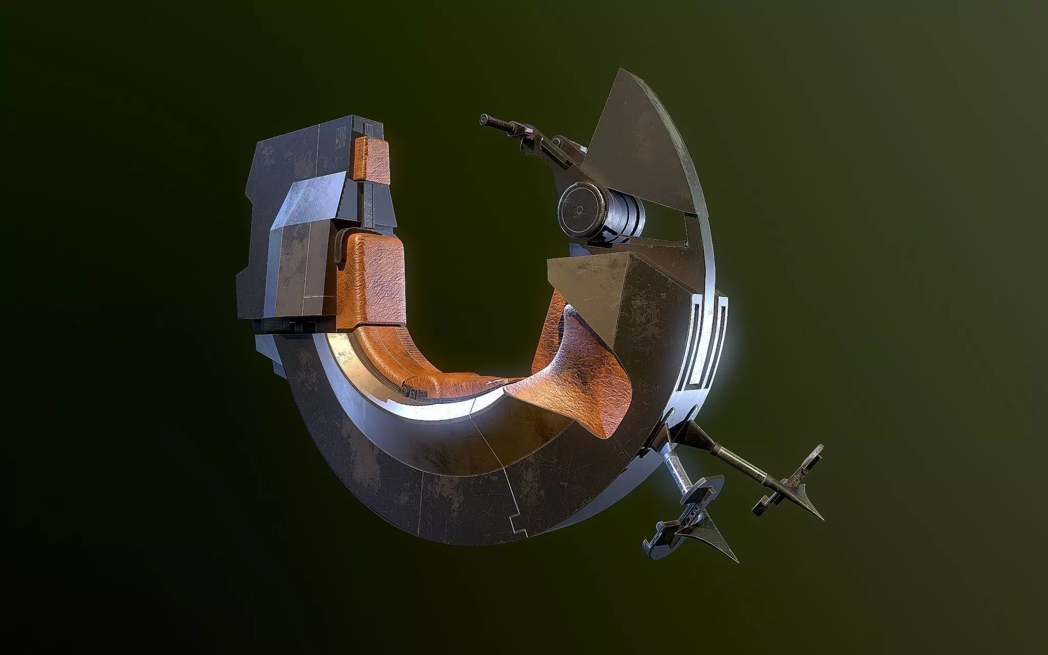 Bloodfin speeder Star Wars 3D model_0