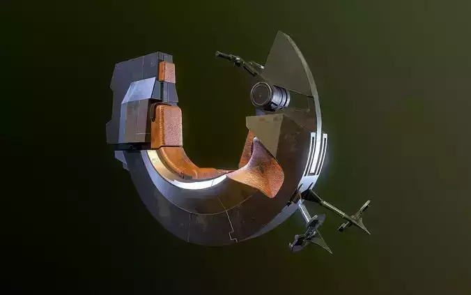 Bloodfin speeder Star Wars 3D model