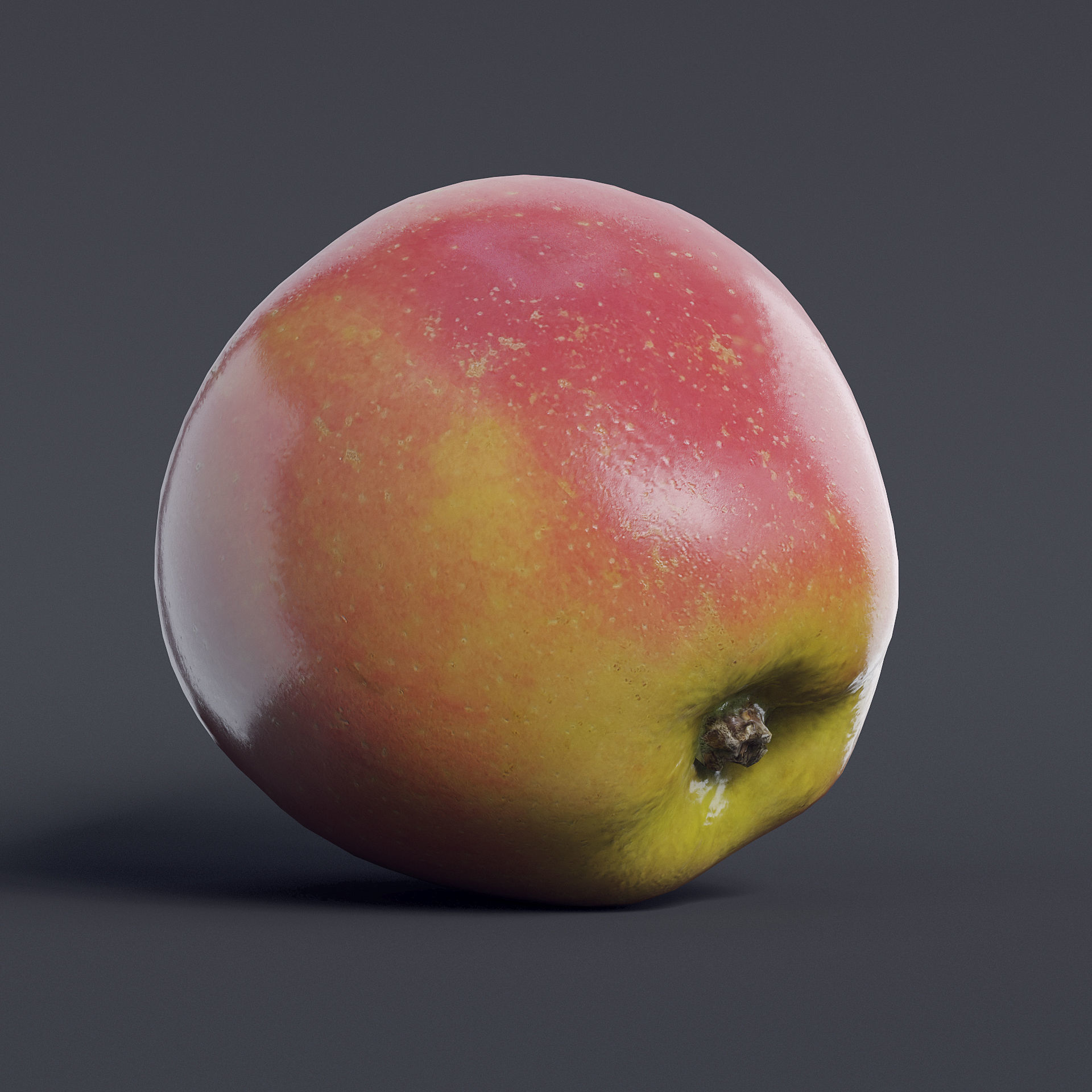 Apple 3D model_5