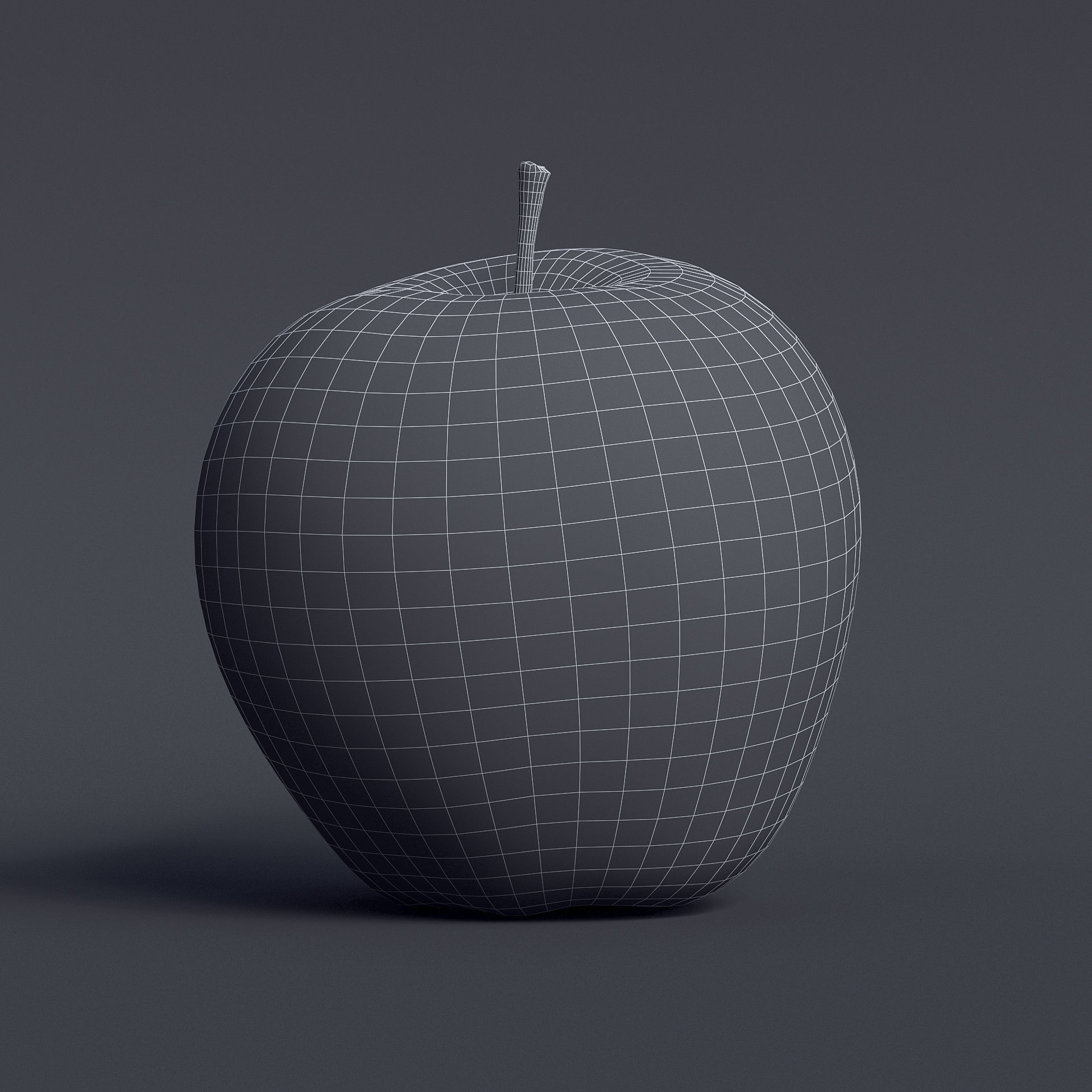 Apple 3D model_9