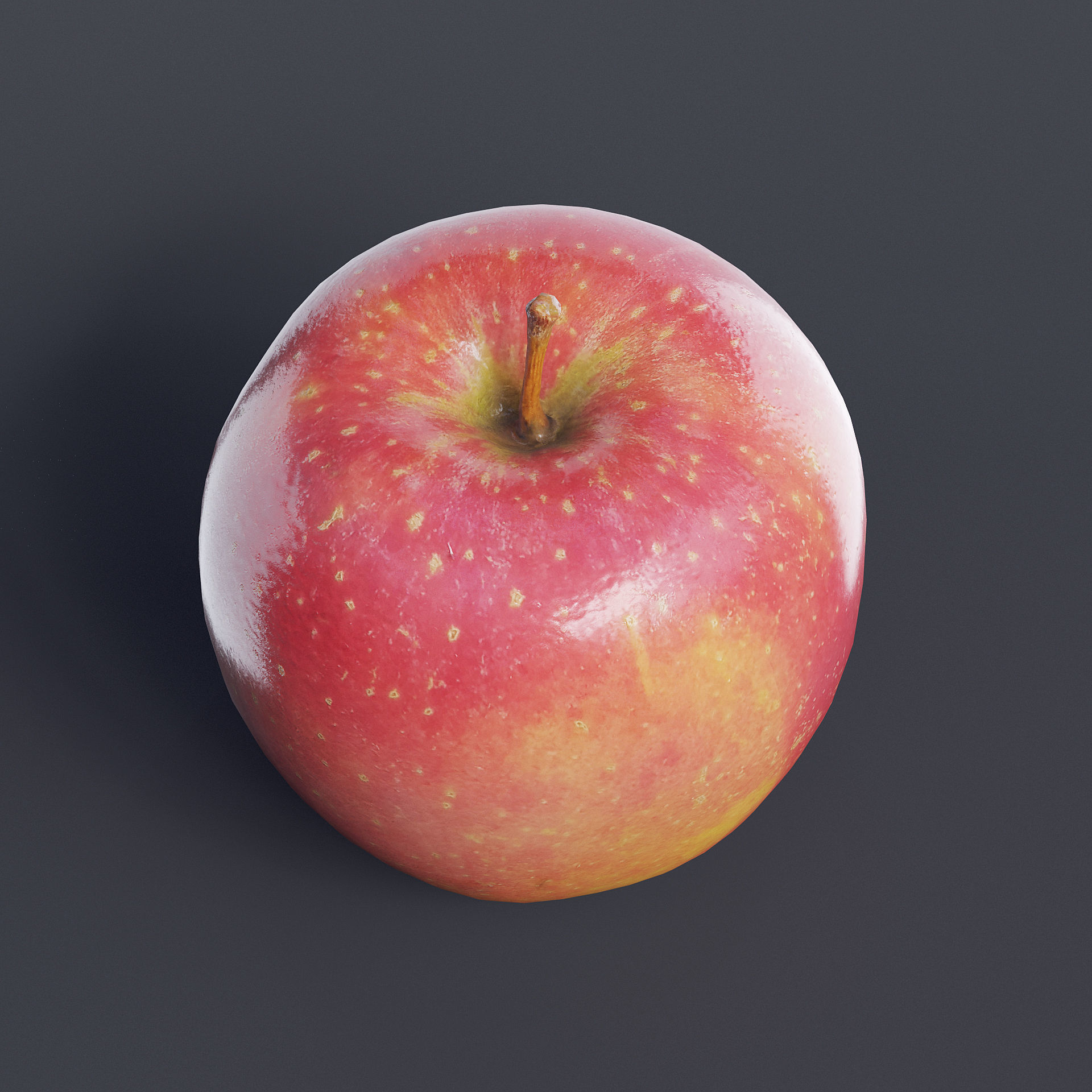 Apple 3D model_4