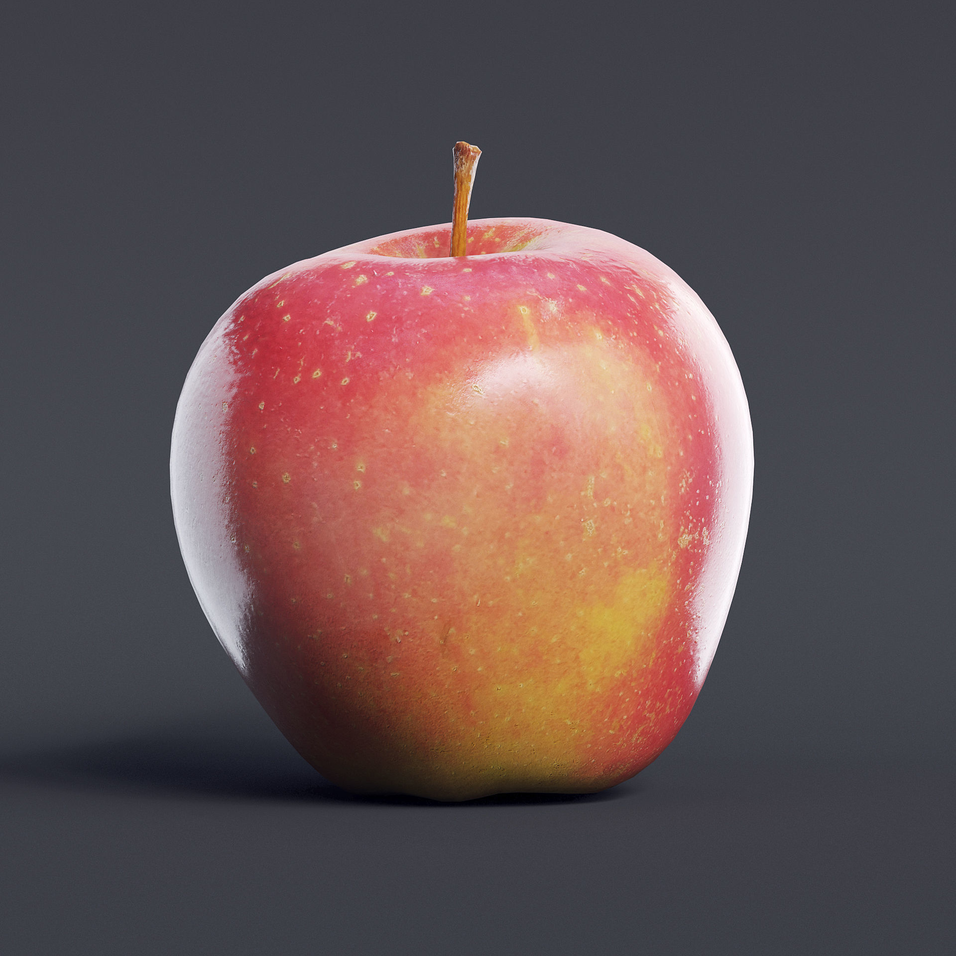 Apple 3D model_3