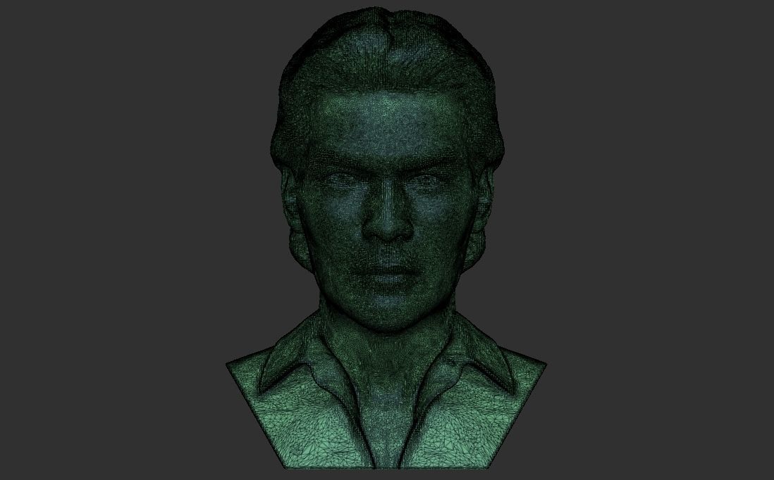 Patrick Swayze bust for 3D printing 3D print model_29