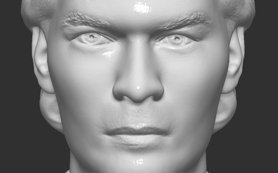 Patrick Swayze bust for 3D printing 3D print model_18