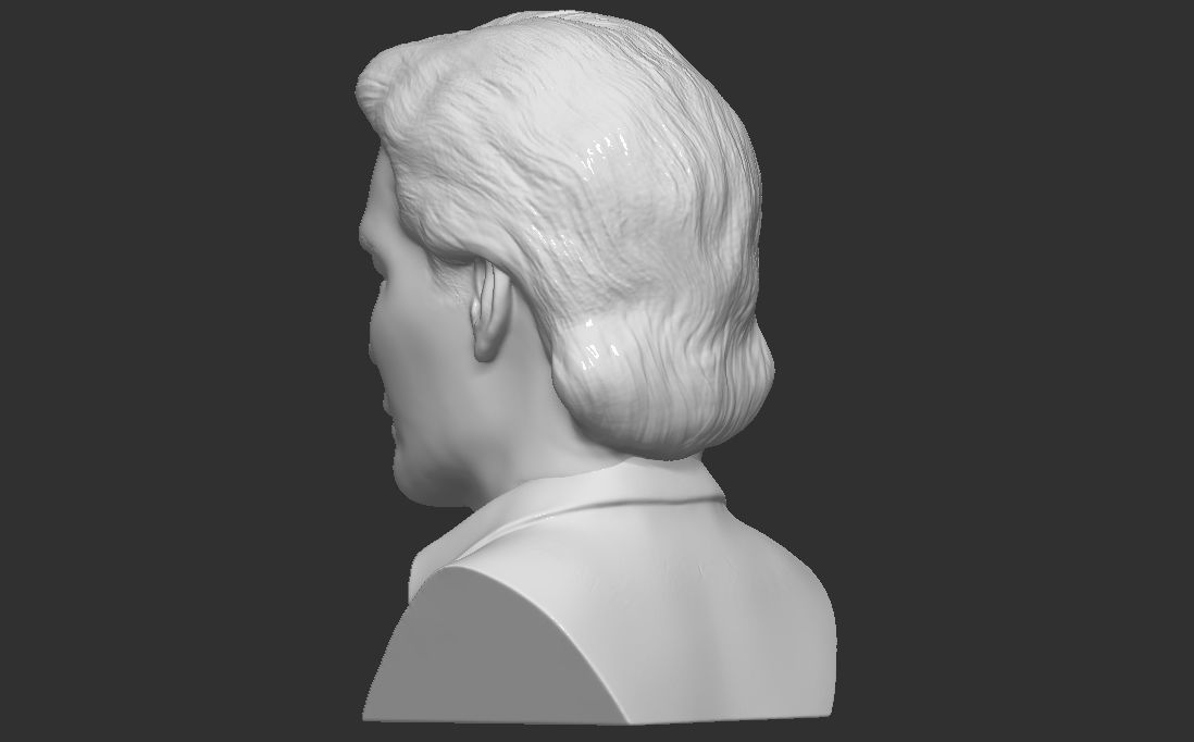Patrick Swayze bust for 3D printing 3D print model_11