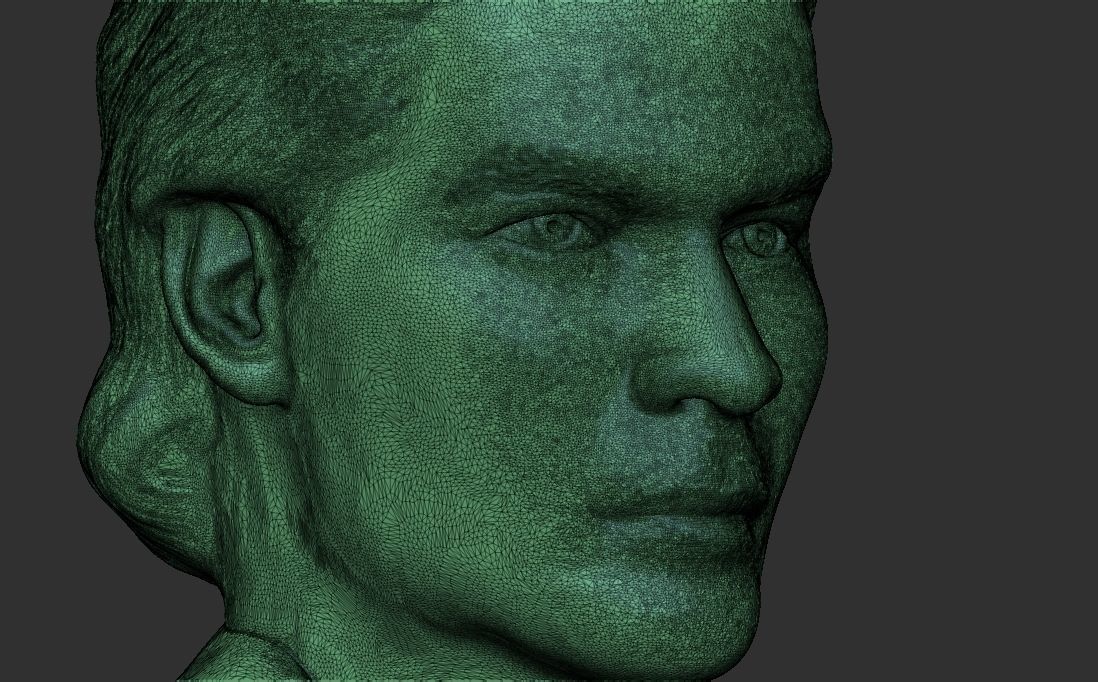 Patrick Swayze bust for 3D printing 3D print model_32