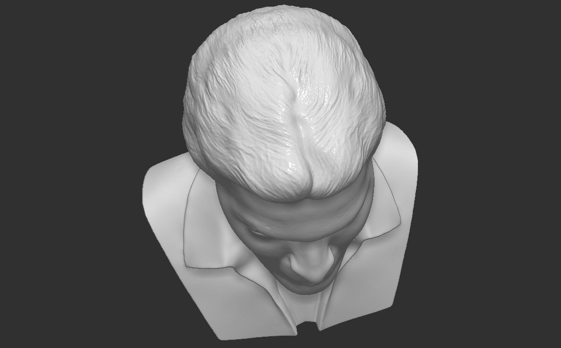 Patrick Swayze bust for 3D printing 3D print model_27