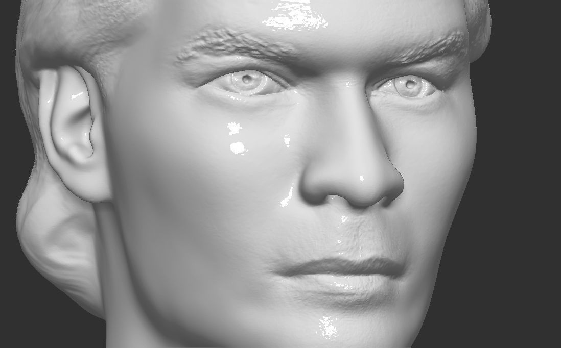 Patrick Swayze bust for 3D printing 3D print model_19
