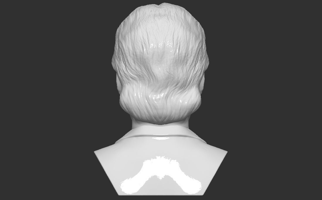 Patrick Swayze bust for 3D printing 3D print model_12