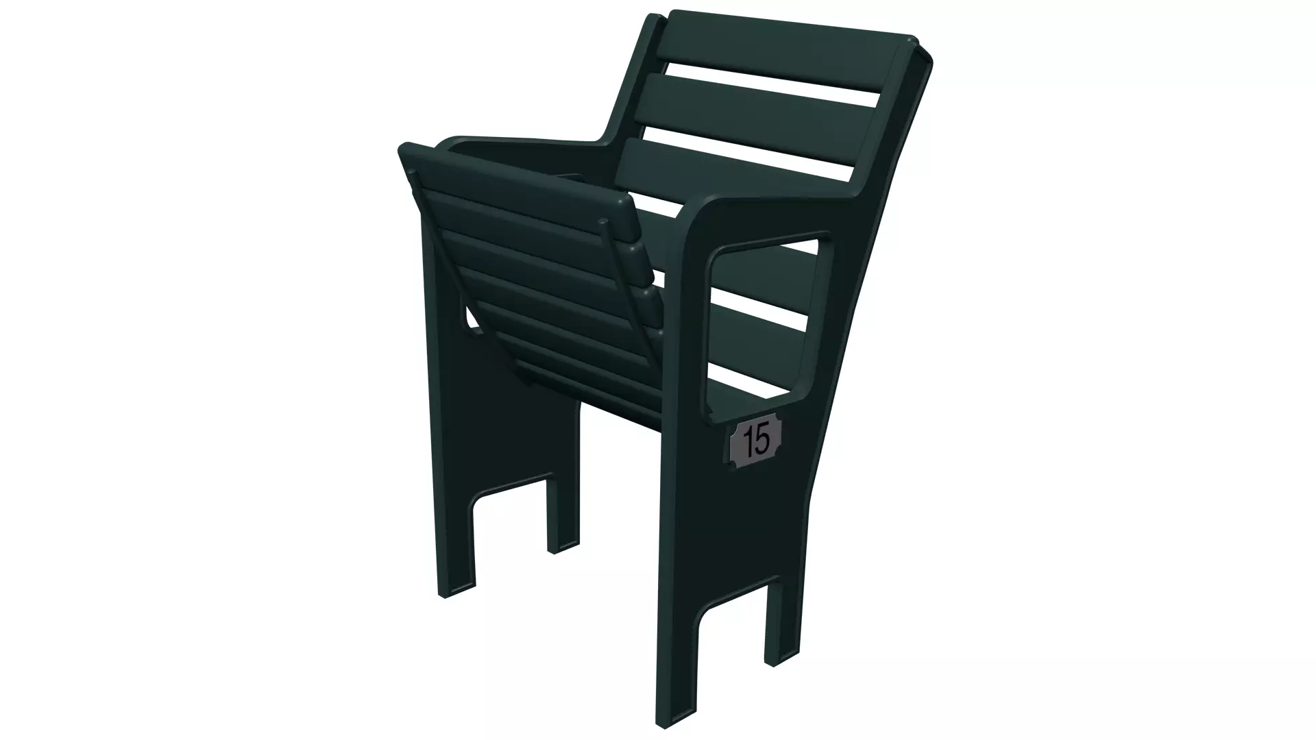 Stadium Folding Chair 3D model