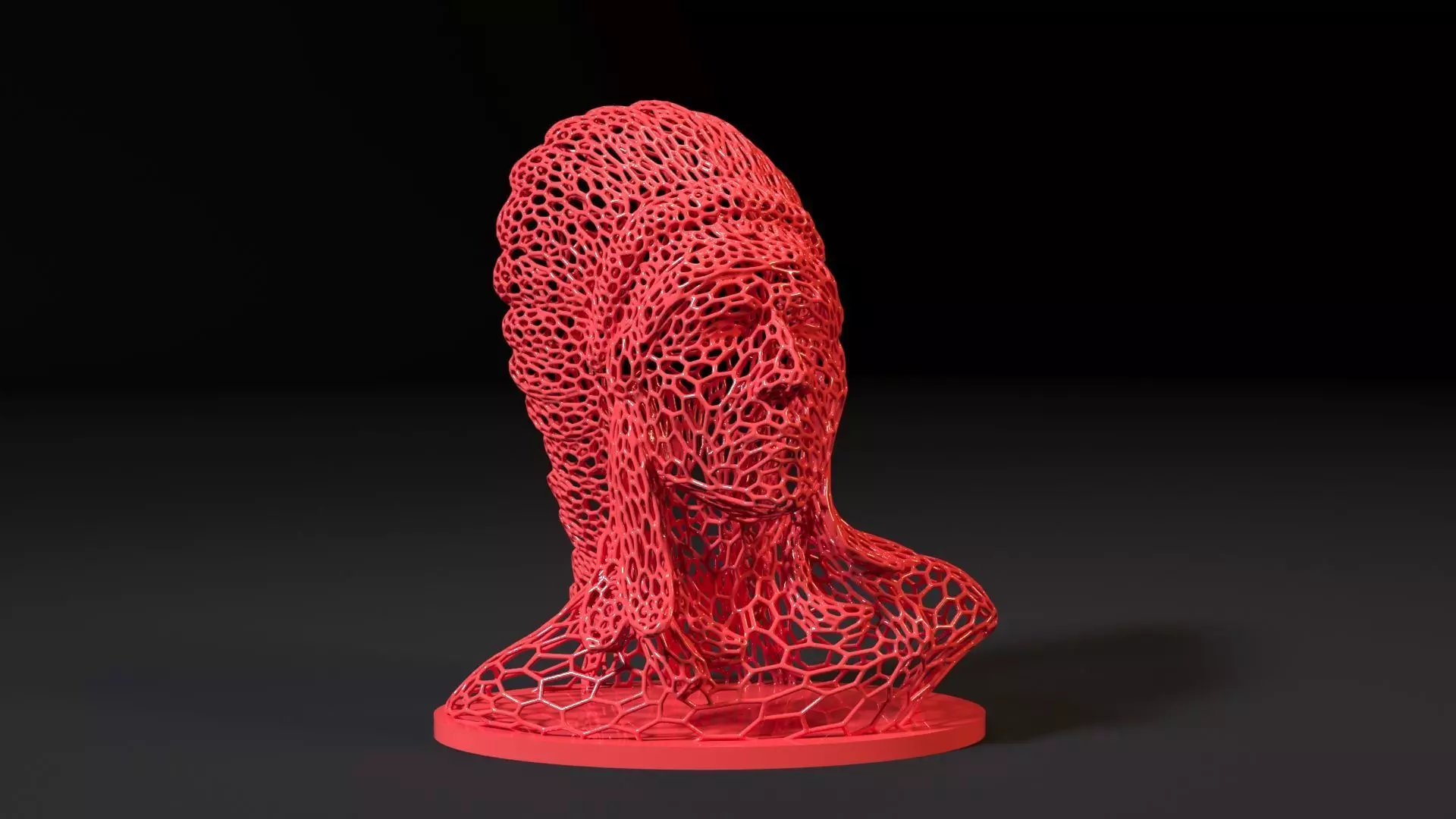 Native American Bust 3D print model