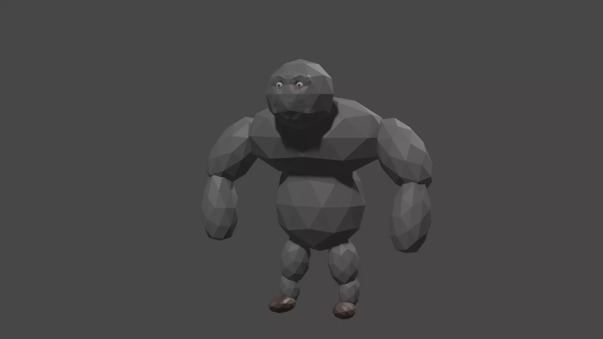 Big Stone Enemy Model - Rigged and Ready for Action 3D model_0