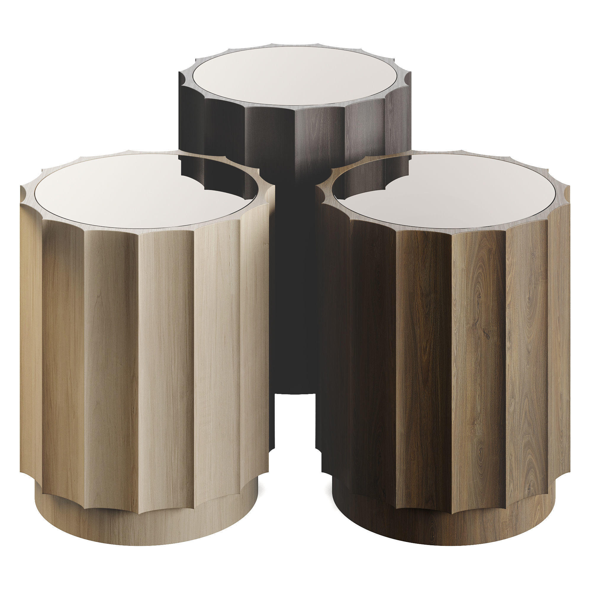 Value City Lea Accent Table 3D model_2