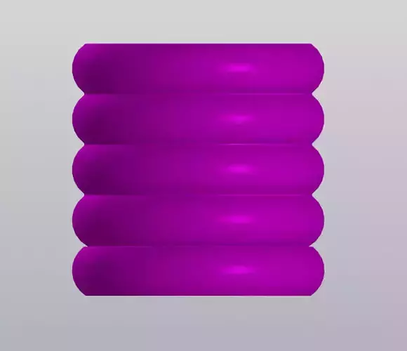 Round forms Planter version 2 Low radius and easier print 3D print model