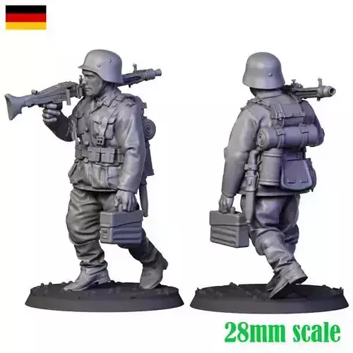 German Soldier WW2   3D print model
