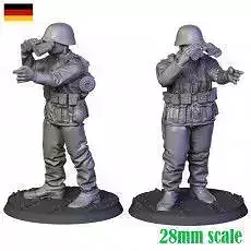 German Soldier WW2 in 28 mm 3D print model