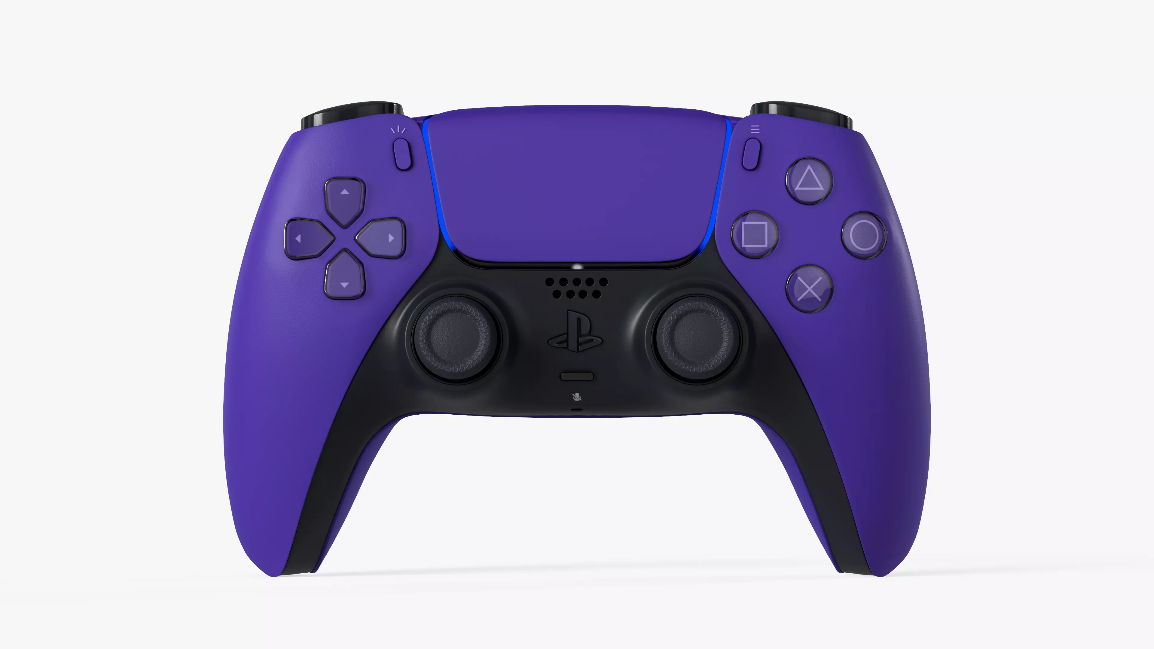 Dualsense Galactic Purple Low-poly 3D model