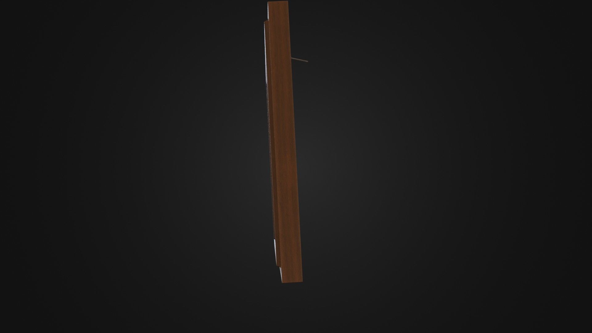 Wooden Picture Frame 03 Low-poly 3D model_35