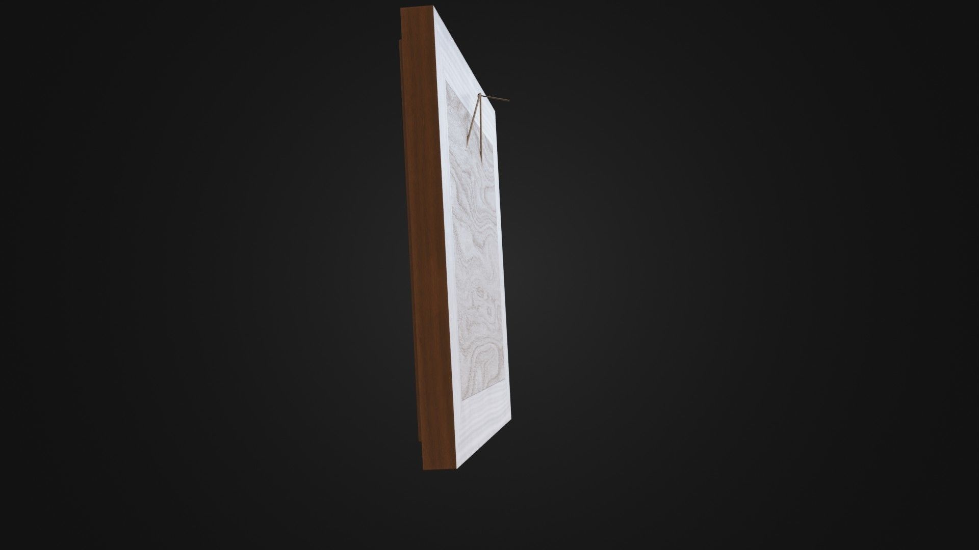 Wooden Picture Frame 03 Low-poly 3D model_34