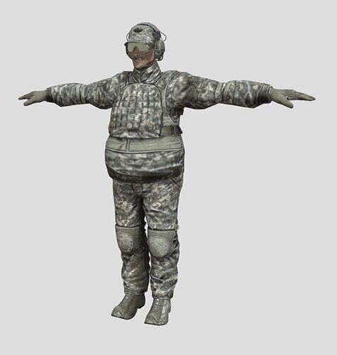 General Buchanan 3D model