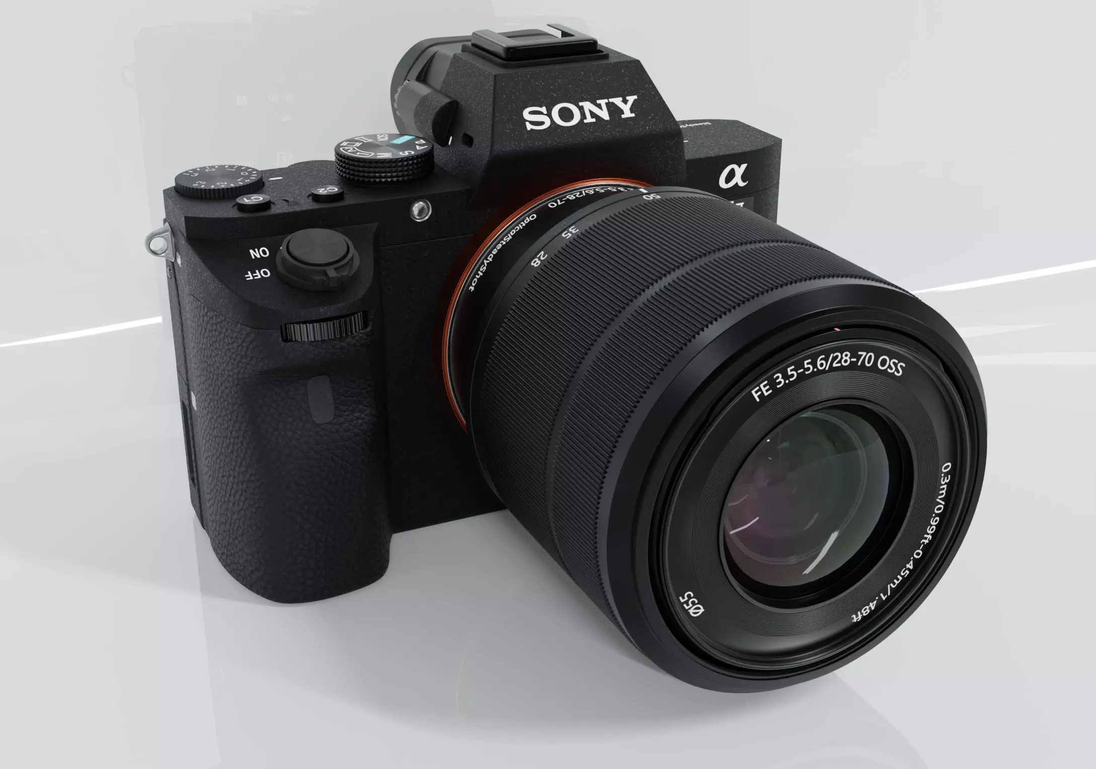 Sony Alpha 7 II with FE 28-70mm Lens Kit 3D model 3D model