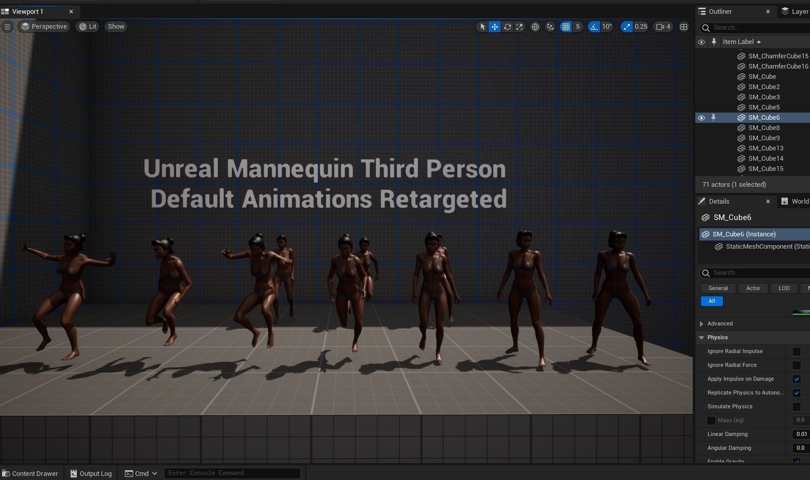 Stylized Male Female Base Character Pack 1-Game Ready Low-poly 3D model_16