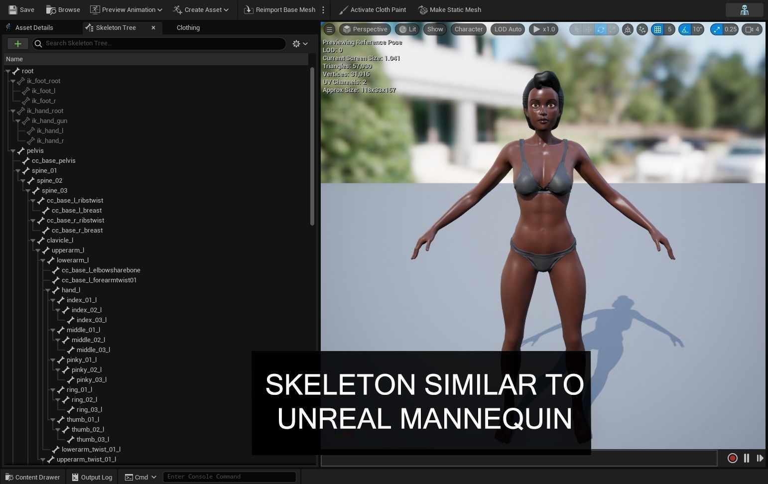 Stylized Male Female Base Character Pack 1-Game Ready Low-poly 3D model_17