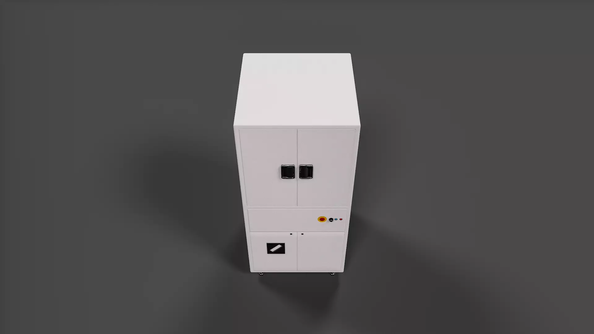 Cabinet - Low Poly Low-poly 3D model_0