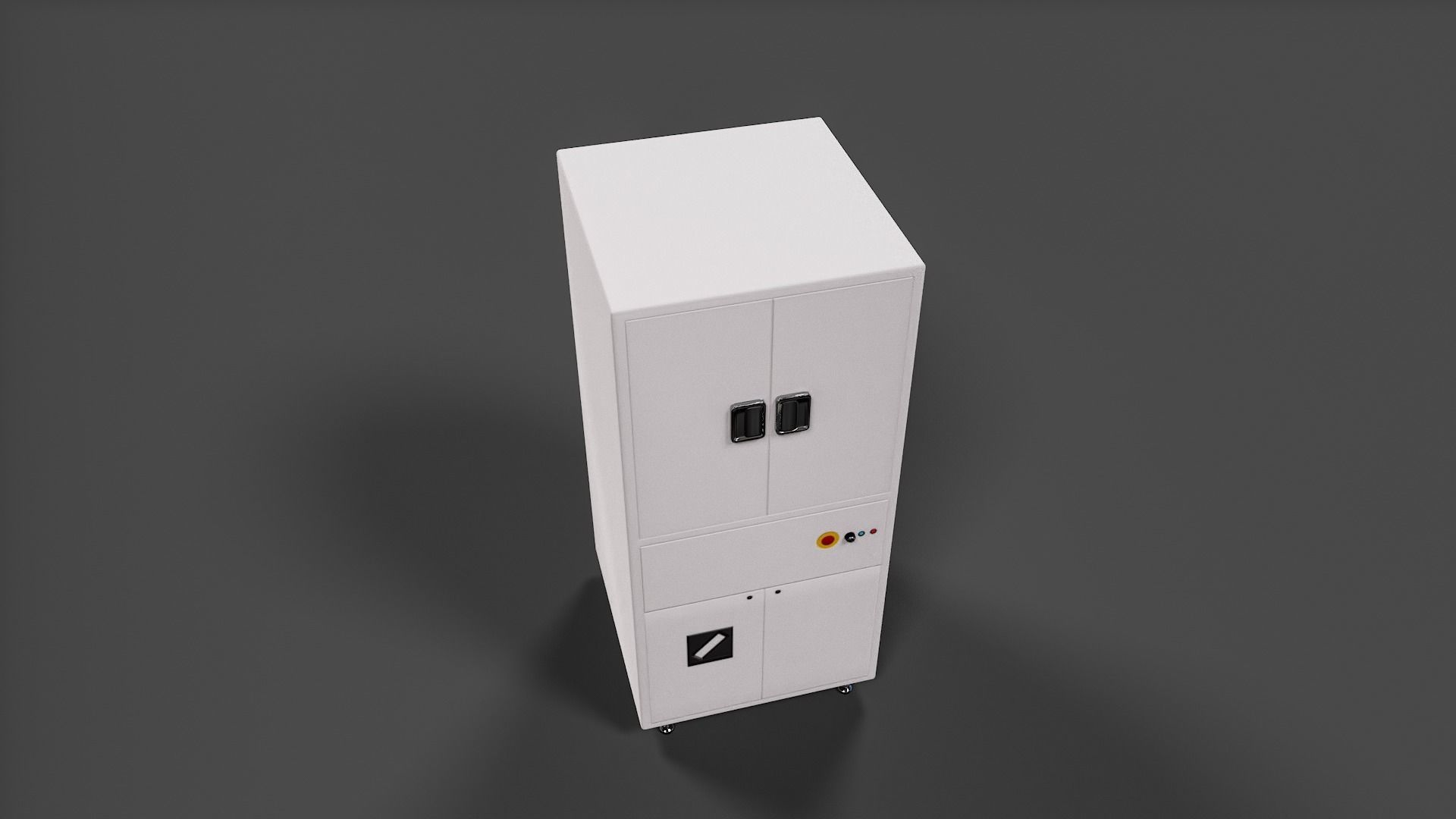 Cabinet - Low Poly Low-poly 3D model_2