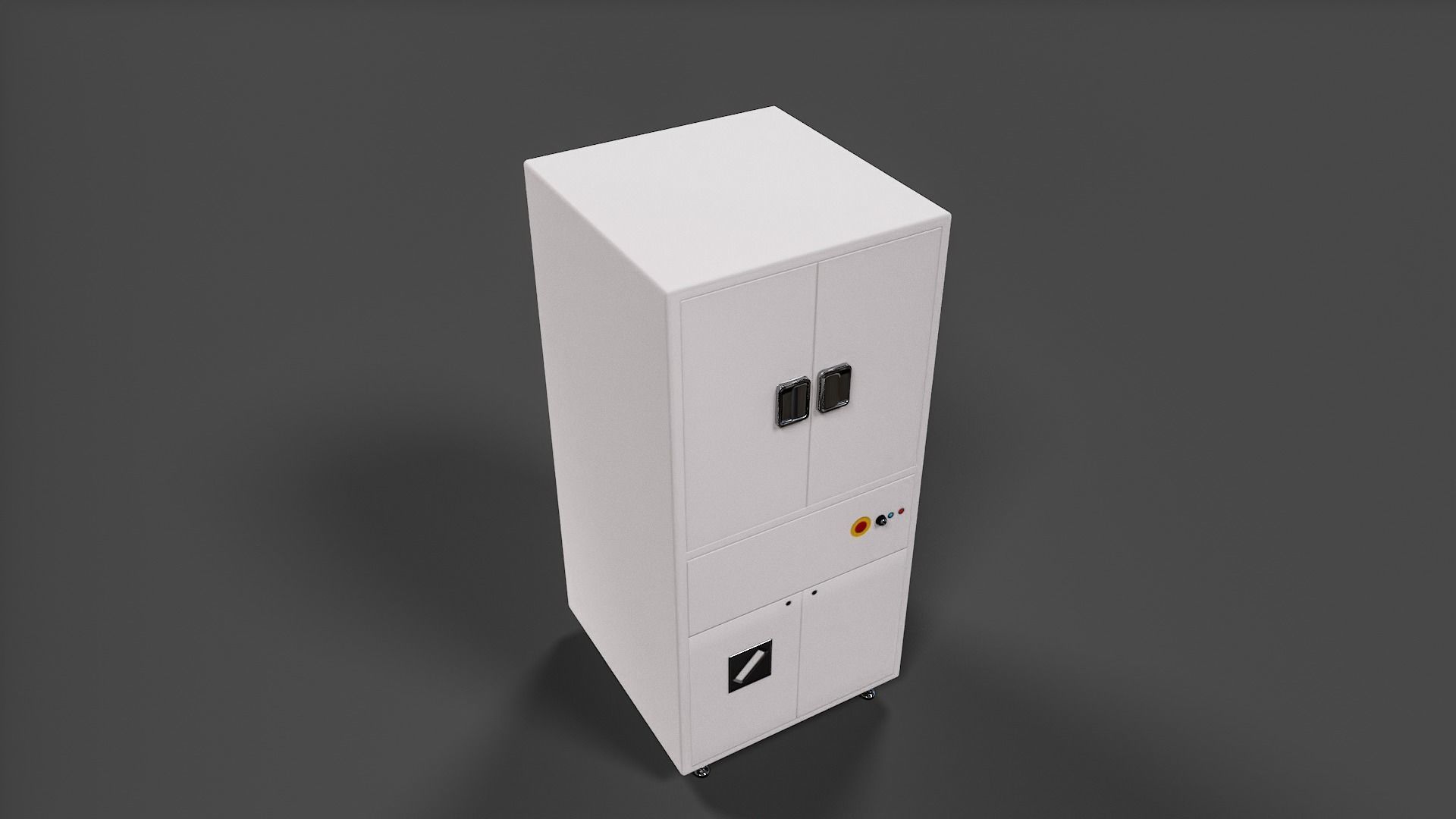 Cabinet - Low Poly Low-poly 3D model_3