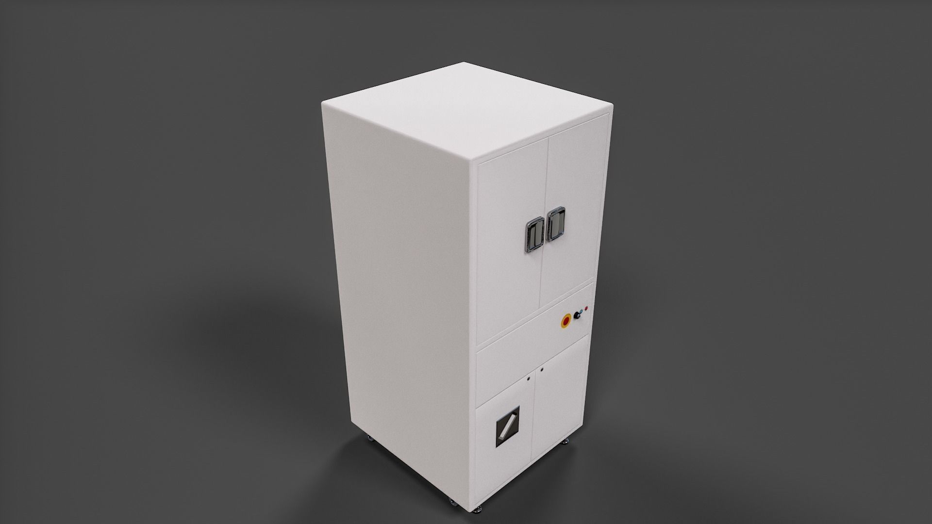 Cabinet - Low Poly Low-poly 3D model_4