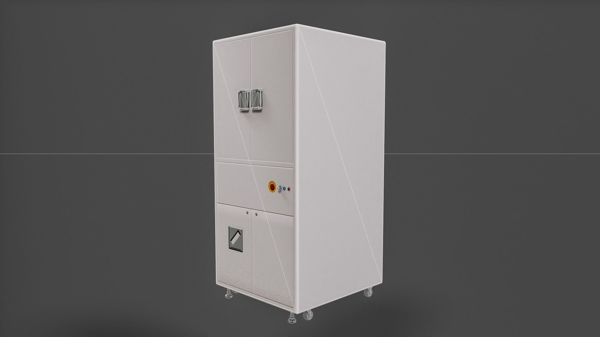 Cabinet - Low Poly Low-poly 3D model_24