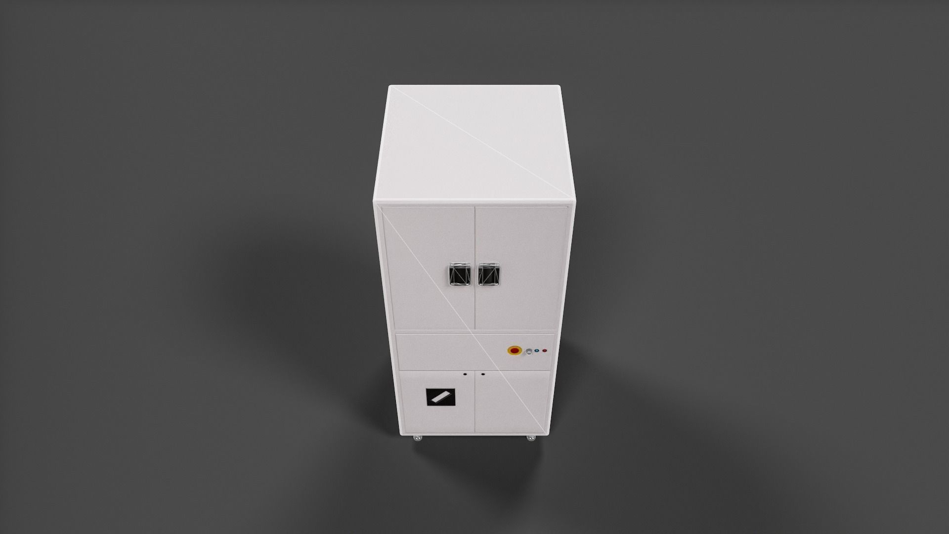 Cabinet - Low Poly Low-poly 3D model_1