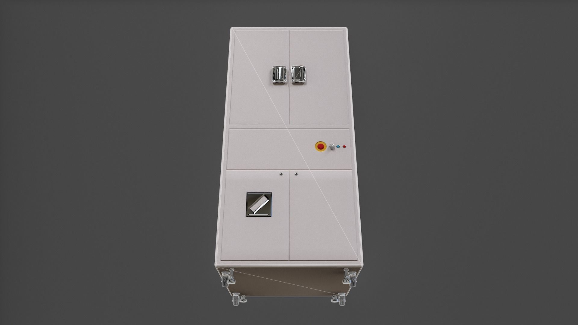 Cabinet - Low Poly Low-poly 3D model_28