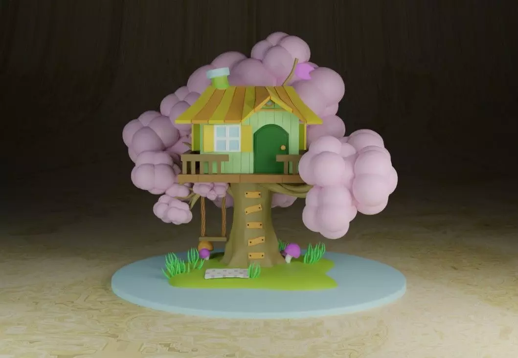 tree house 3D print model