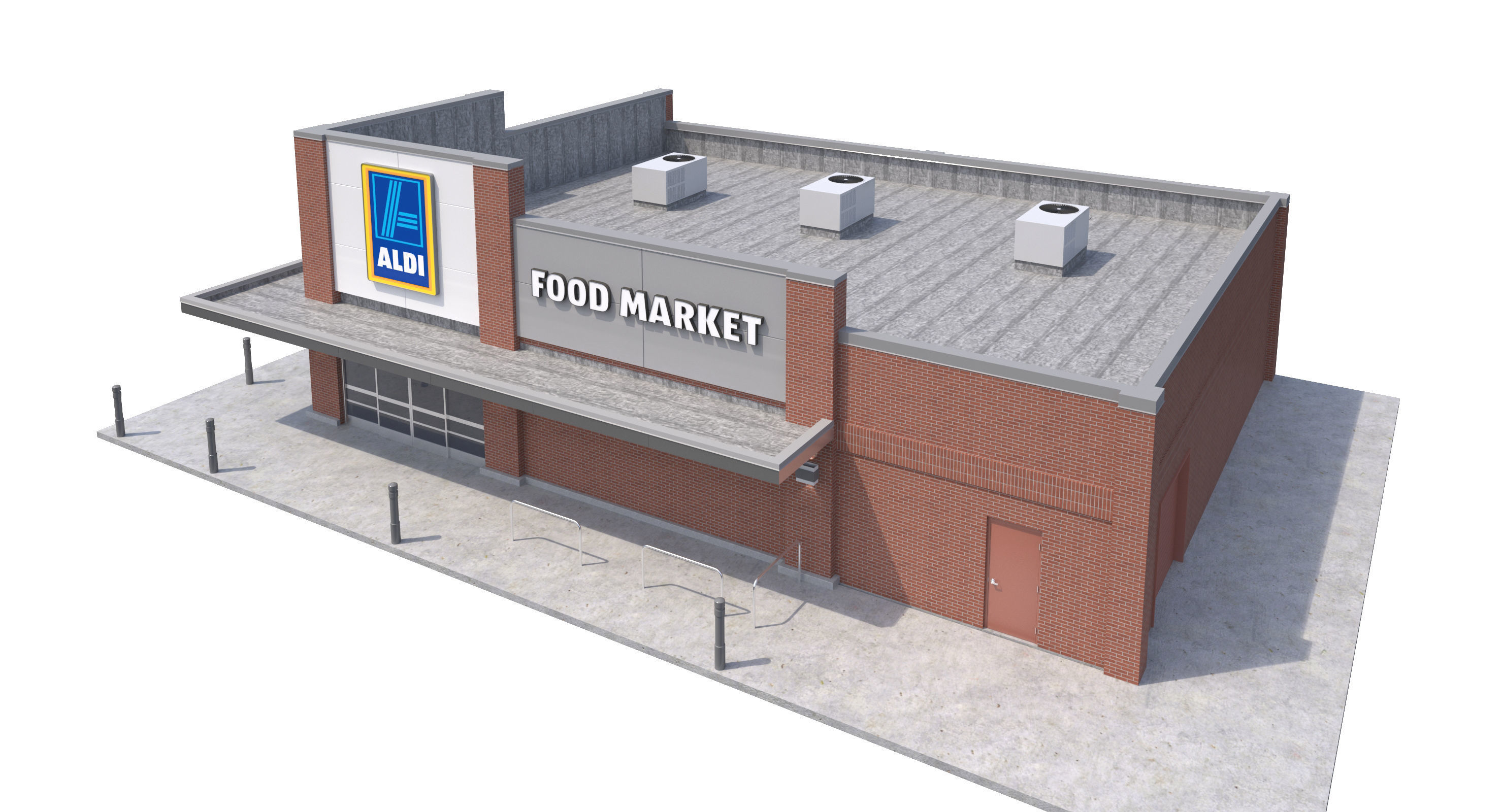 Retail-199 Aldi-004 3D model_5