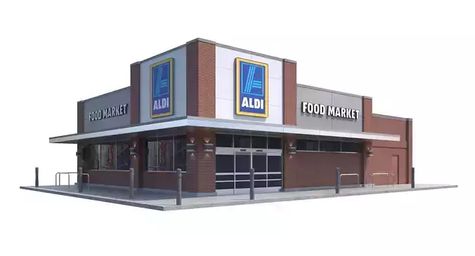 Retail-199 Aldi-004 3D model