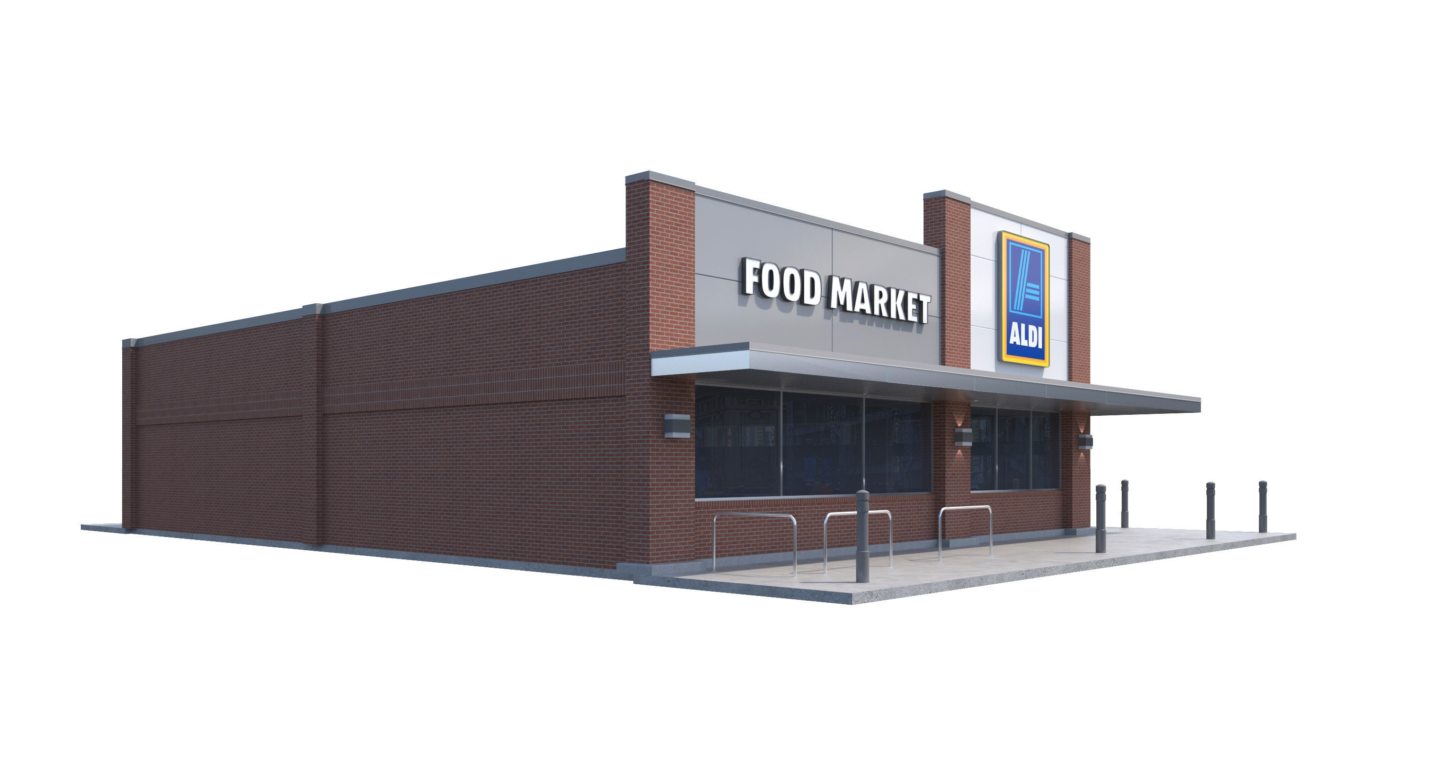 Retail-199 Aldi-004 3D model_3