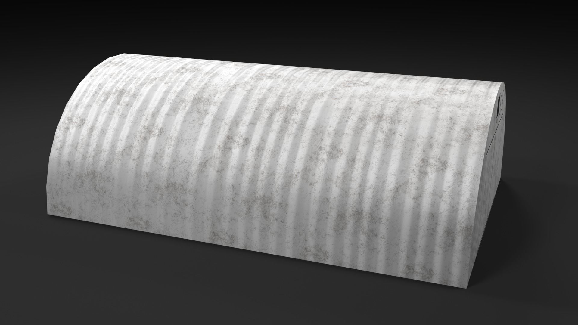 Lowpoly PBR Aircraft Hanger Low-poly 3D model_18