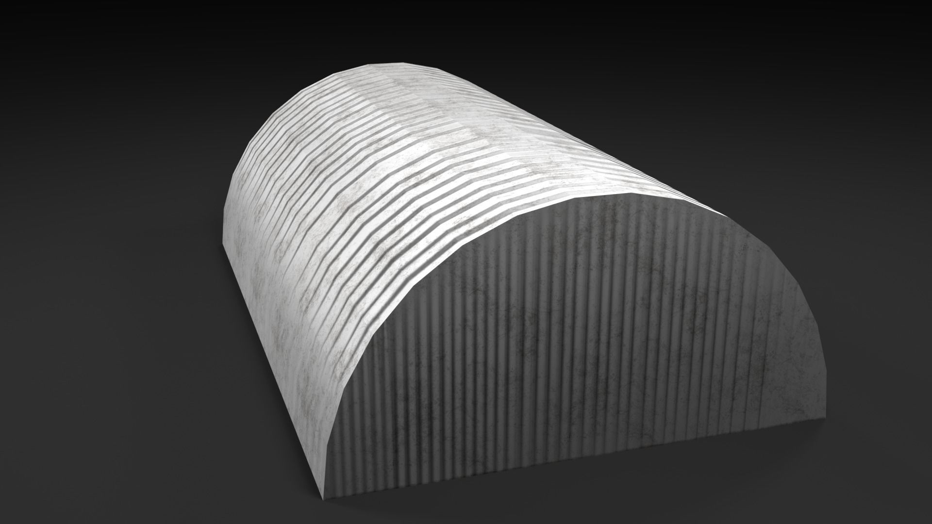 Lowpoly PBR Aircraft Hanger Low-poly 3D model_20