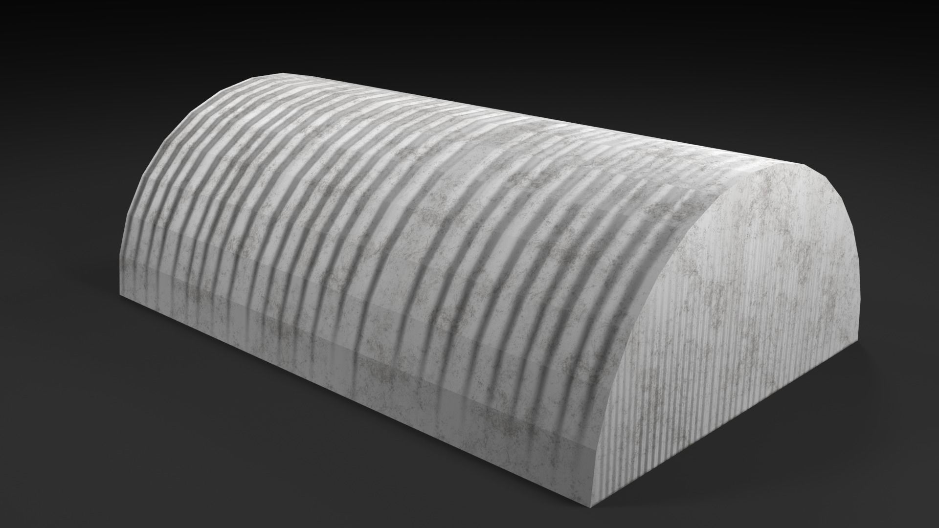 Lowpoly PBR Aircraft Hanger Low-poly 3D model_23