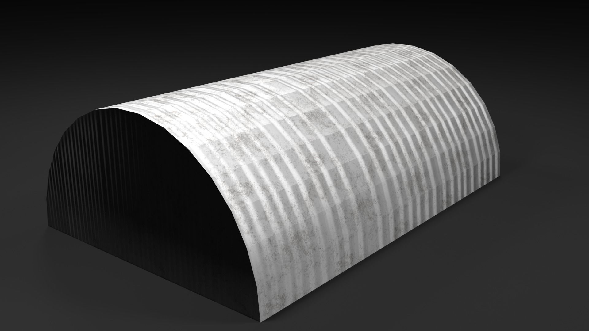 Lowpoly PBR Aircraft Hanger Low-poly 3D model_24