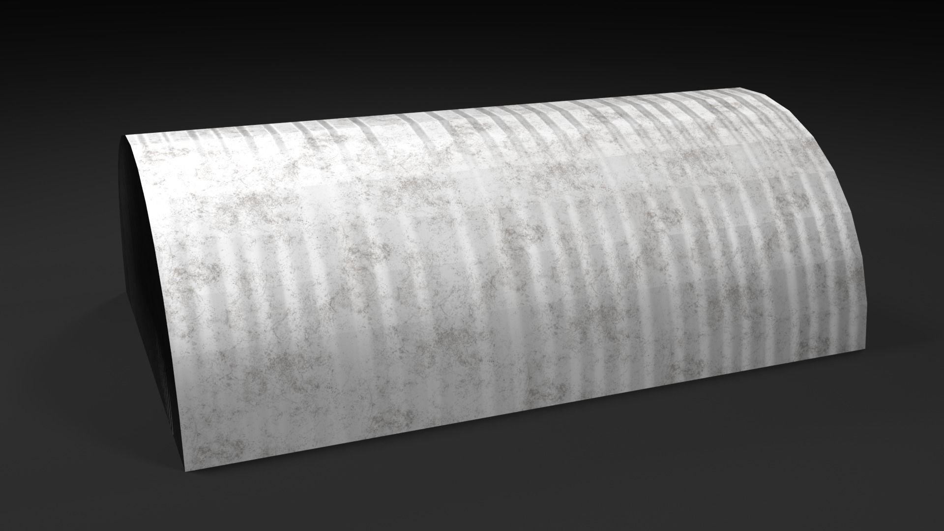 Lowpoly PBR Aircraft Hanger Low-poly 3D model_9