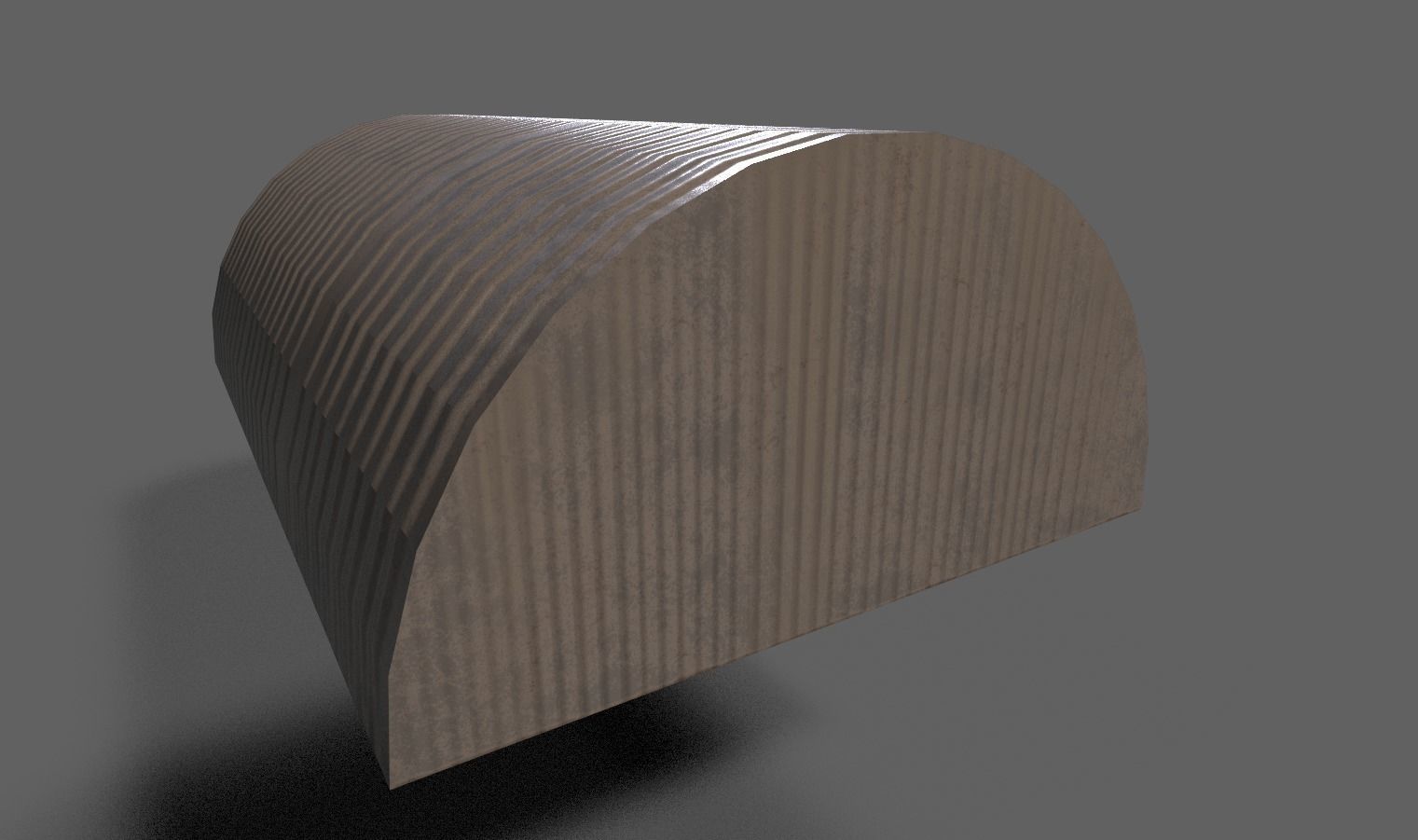 Lowpoly PBR Aircraft Hanger Low-poly 3D model_5