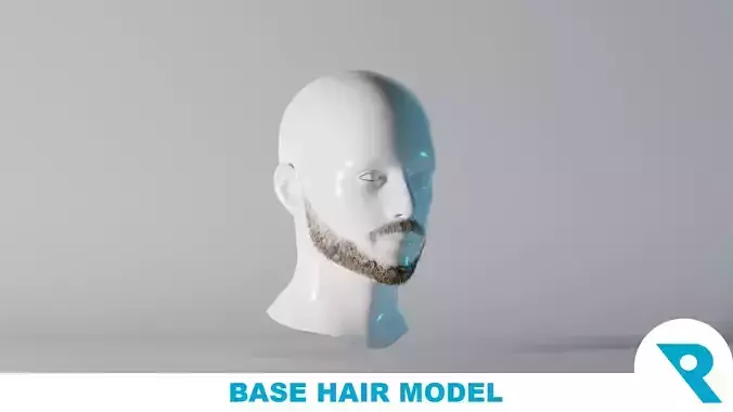 Realistic Male Hair 2
