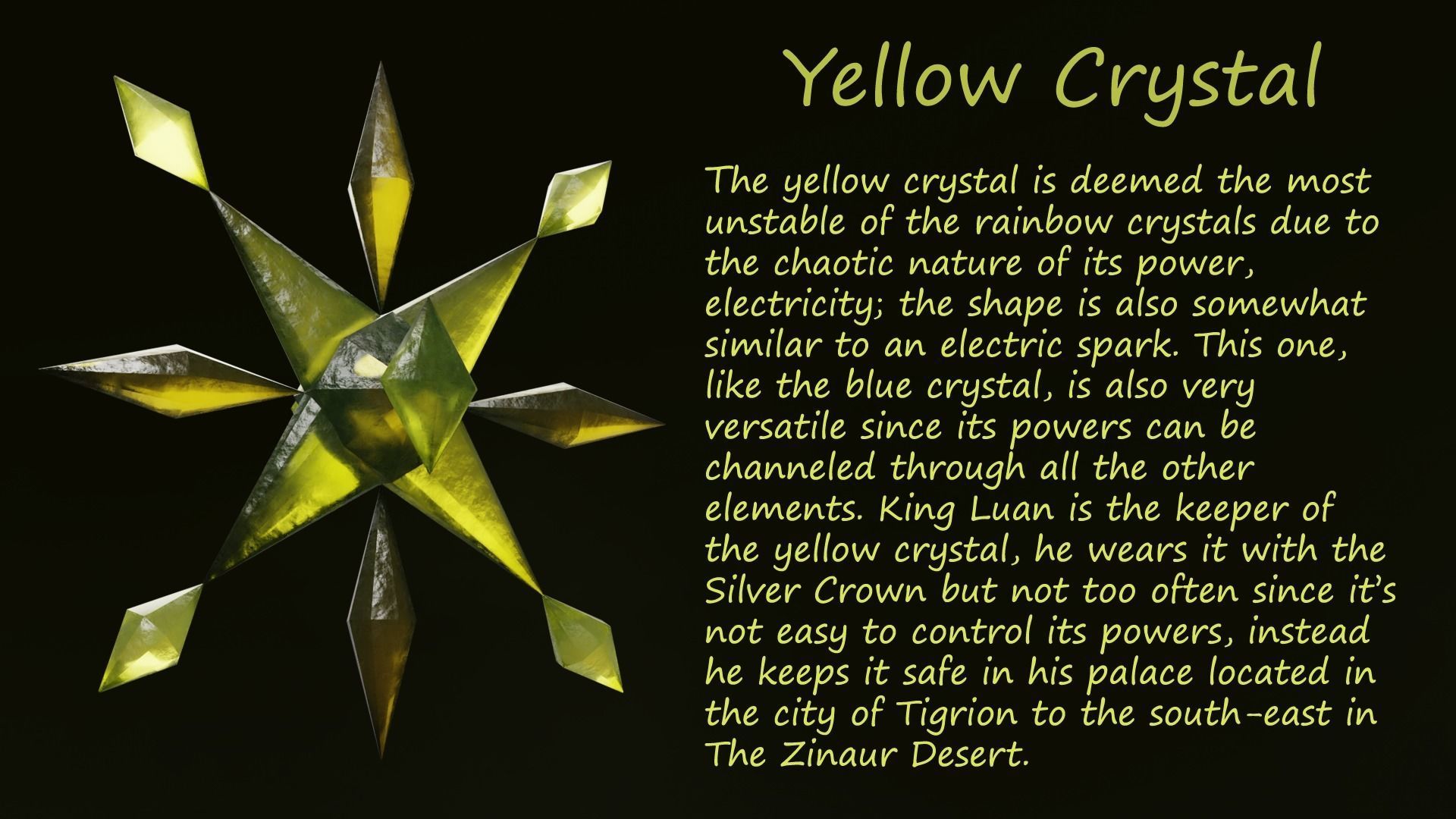 Rainbow  Crystals Fantasy Gameasset Low-poly 3D model_6