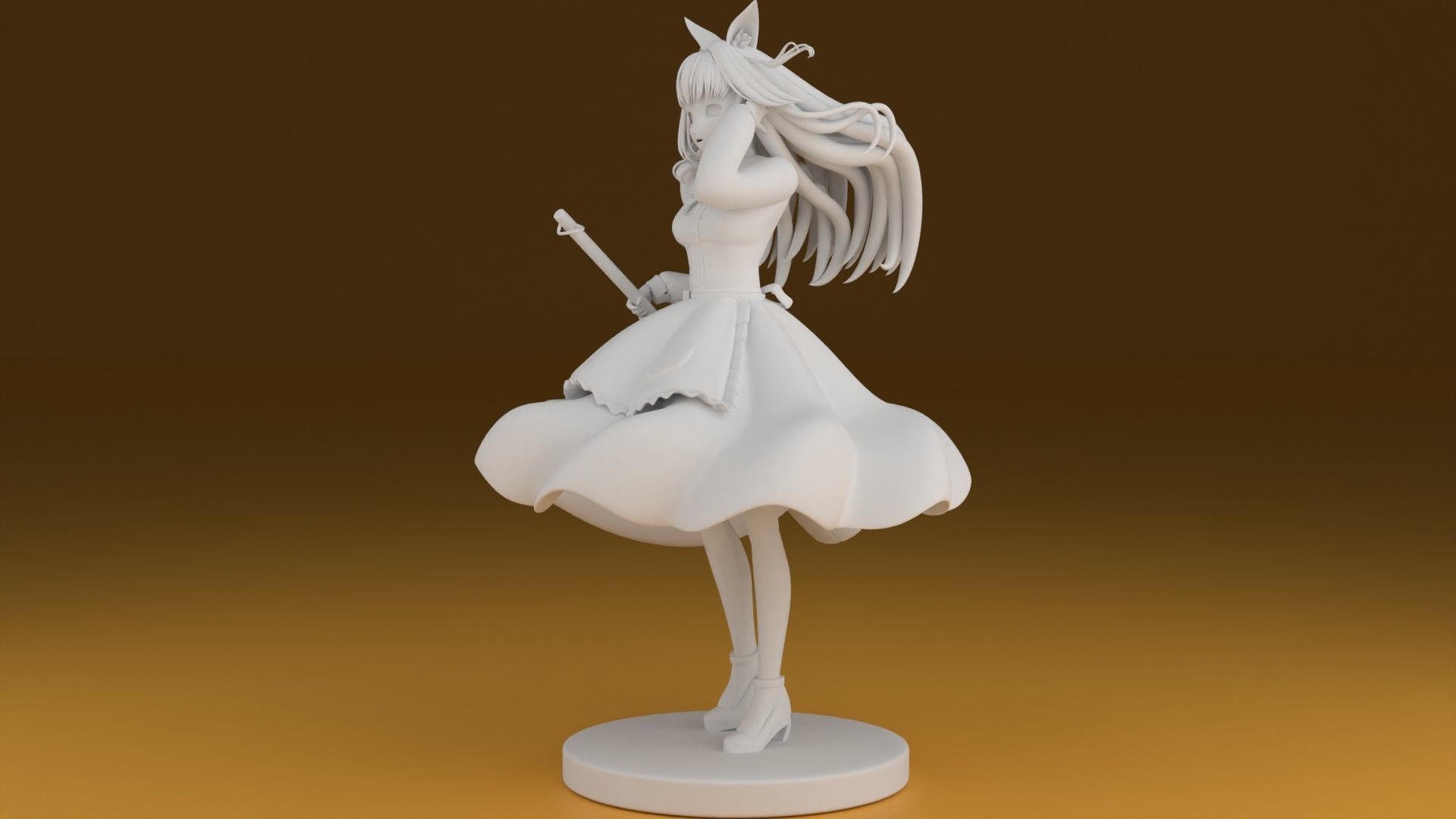 NEKOPARA VANILA 3D print model_7