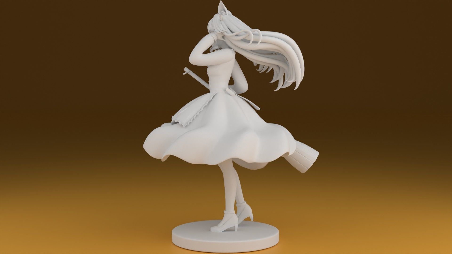 NEKOPARA VANILA 3D print model_6