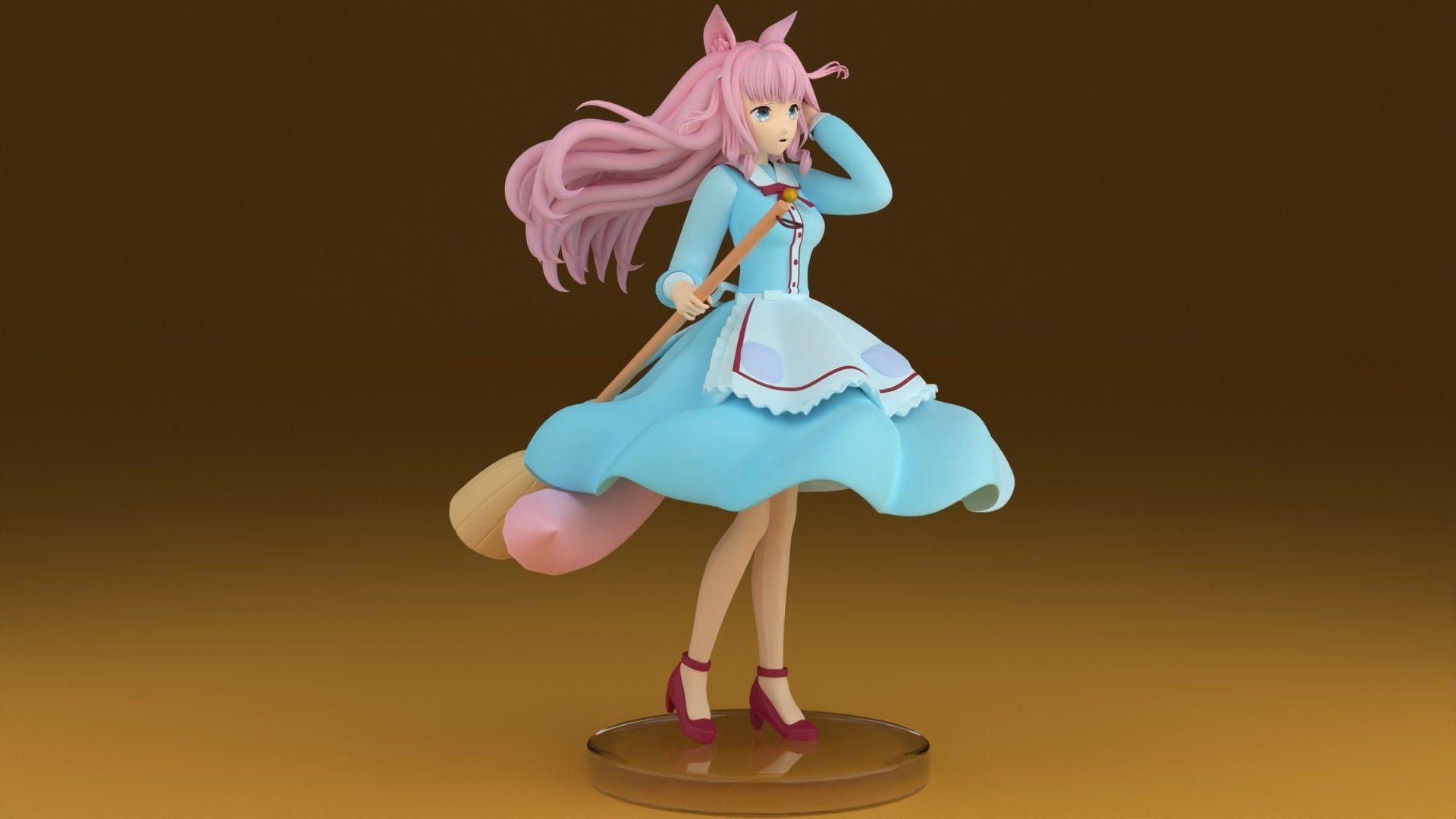 NEKOPARA VANILA 3D print model_1